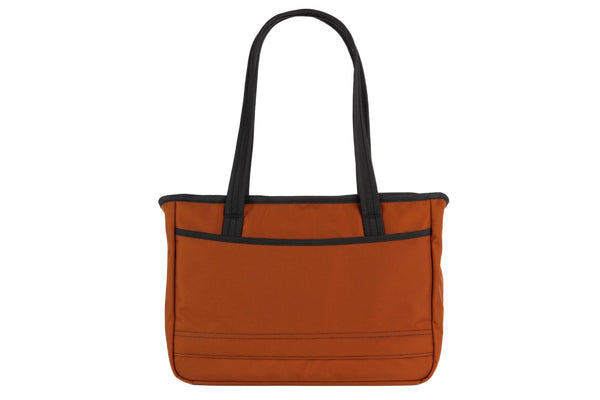 Back of the Nomad Tote in Burnt Orange Ballistic.